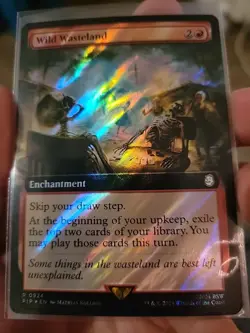 Wild Wasteland Extended Art Surge Foil - PIP 0924 - NM - MTG Magic - Image 1