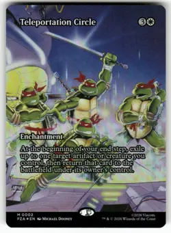 Teleportation Circle (Borderless) 02 NM Foil MTG PZA Magic - Image 1
