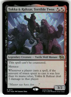 Tokka & Rahzar, Terrible Twos 171 NM Foil MTG TMT Magic - Image 1