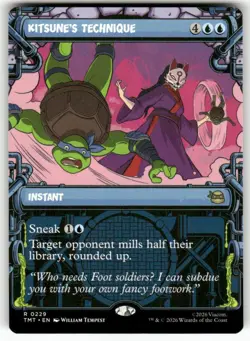 Kitsune's Technique (Showcase) 229 NM MTG TMT Magic - Image 1
