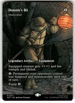 Donnie's Bo (Shadowspear) (Borderless) 17 NM MTG PZA Magic - Image 1