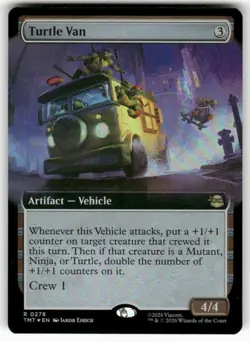 Turtle Van (Extended Art) 278 NM Foil MTG TMT Magic - Image 1
