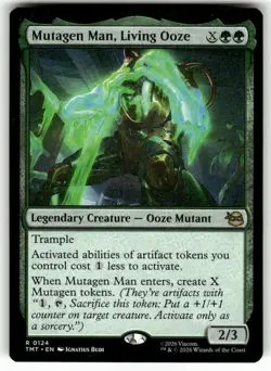 Mutagen Man, Living Ooze 124 NM MTG TMT Magic - Image 1