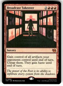 Broadcast Takeover 86 NM MTG TMT Magic - Image 1