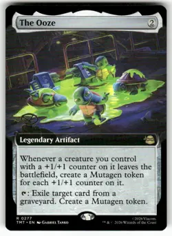 The Ooze (Extended Art) 277 NM MTG TMT Magic - Image 1