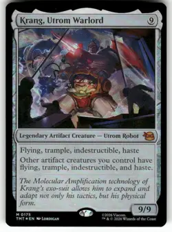 Krang, Utrom Warlord 175 NM Foil MTG TMT Magic - Image 1