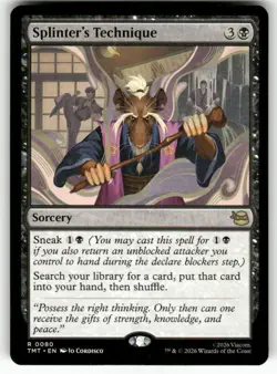Splinter's Technique 80 NM MTG TMT Magic - Image 1