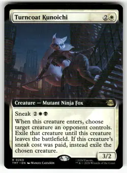 Turncoat Kunoichi (Extended Art) 260 NM MTG TMT Magic - Image 1