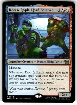 Don & Raph, Hard Science 144 NM MTG TMT Magic - Image 1