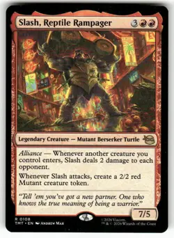 Slash, Reptile Rampager 108 NM MTG TMT Magic - Image 1