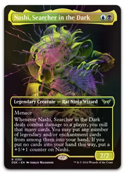 Nashi, Searcher in the Dark (Showcase) #361 (Foil) (NM) Duskmourn DSK Magic MTG - Image 1