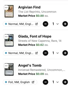 X1 Commander Giada Font Of Hope X5 Commander Deck Must Haves $9.51 Market Value - Image 5