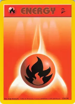 Fire Energy - 126/130 Base Set 2 - Pokemon TCG - 2000 - Image 1