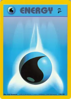 Water Energy - 130/130 Base Set 2 - Pokemon TCG - 2000 - Image 1
