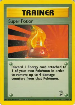 Super Potion - 117/130 Base Set 2 - Pokemon TCG - 2000 - Image 1