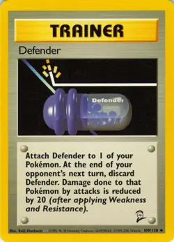 Defender - 109/130 Base Set 2 - Pokemon TCG - 2000 - Image 1