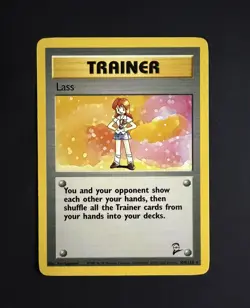 Lass 104/130 Base Set 2 Rare Pokemon Card - Image 1