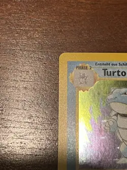 Turtok (German Blastoise) first edition LP Vintage Pokemon TCG Base Set - Image 4