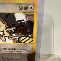 Nintendo Meowth 121/165 2002 Regular Basic 50 HP Pokemon TCG - Image 2