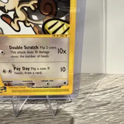 Nintendo Meowth 121/165 2002 Regular Basic 50 HP Pokemon TCG - Image 3