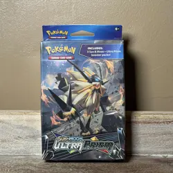 Pokemon TCG Sun & Moon Ultra Prism 3 Booster Packs Sealed Dusk Mane Necrozma - Image 1