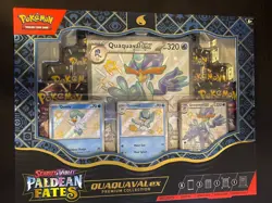 Pokemon Scarlet and Violet Paldean Fates Quaquaval EX Premium Collection SEALED - Image 1