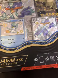 Pokemon Scarlet and Violet Paldean Fates Quaquaval EX Premium Collection SEALED - Image 4