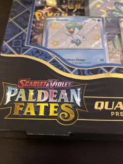 Pokemon Scarlet and Violet Paldean Fates Quaquaval EX Premium Collection SEALED - Image 5