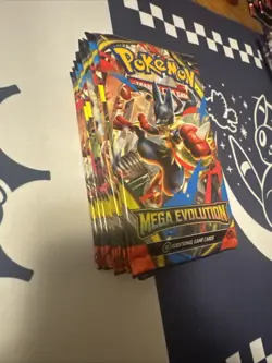 NEW Pokemon TCG Mega Evolution Booster Packs Lot Of 10 Factory Sealed - Image 2