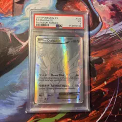 2014 POKEMON XY PHANTOM FORCES #122 FULL ART/DIALGA VG PSA 3 - Image 1