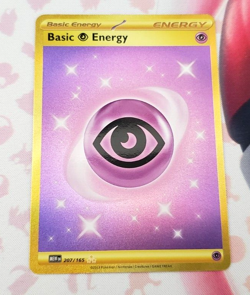 Pokemon TCG 151 Basic Psychic Energy 207/165 Hyper Rare [Gold] ENG NM U.S - Image 1