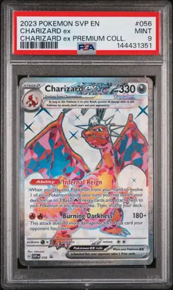 2024 Pokemon Scarlet & Violet Charizard ex #56 Black Star Promo PSA 9 - Image 1