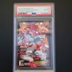 Pokemon EX Team Magma's Groudon Full Art Holo 15/34 Double Crisis PSA 6 - Image 1