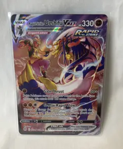 Pokemon TCG: Rapid Strike Urshifu VMAX Brilliant Stars TG21/TG30 LP - Image 1