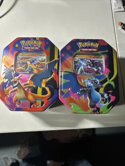 Pokemon Mega Charizard -Set of 2- Tins - Image 1