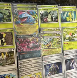 Mega Venusaur Ex & Meganium - Pokemon TCG - Custom Meta Decks Teal Mask Ready - Image 1