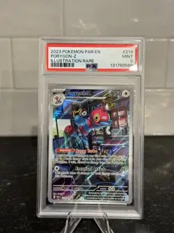 2023 Pokemon Porygon-Z Illustration Rare 214/182 PSA 9 EN - Image 1
