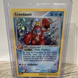 Nintendo Crawdaunt 37/97 EX Dragon Holo Rare Stage 1 80 HP Pokemon TCG - Image 1