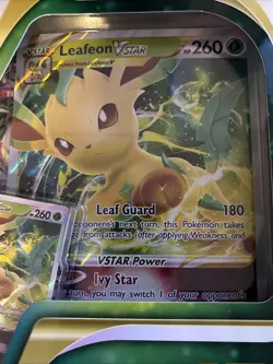 Pokemon TCG: Sword & Shield Leafeon VSTAR Special Collection Box FACTORY SEALED - Image 2