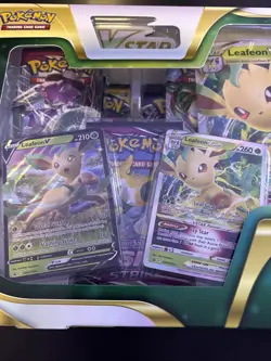 Pokemon TCG: Sword & Shield Leafeon VSTAR Special Collection Box FACTORY SEALED - Image 3