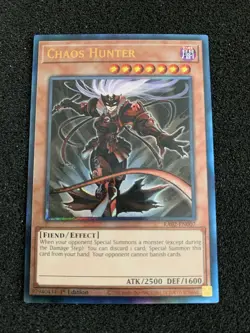 Yu-Gi-Oh! Chaos Hunter (RA02-EN007) Prismatic Ultimate Rare 1st Ed. NM/M - Image 1
