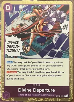 4x Divine Departure OP13-076 R - Carrying on His Will - One Piece English - OP13 - Image 2