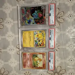 Pokemon PSA Graded Japanese/English Card Lot Charmander Pikachu Ivysaur - Image 1