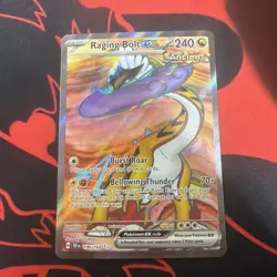 Raging Bolt ex 196/162 Ultra Rare Temporal Forces Pokemon Card - Image 1