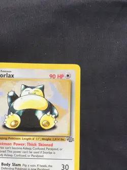 Pokemon Cards: Jungle 1st Edition Rare: Snorlax 27/64 - Image 3