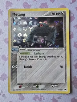 Metang 44/101 Hidden Legends Reverse Holo Pokemon Card MP - Image 1