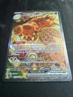 Pokemon TCG Stellar Crown Dachsbun EX SIR Holo Card 169/142 Near Mint - Image 5