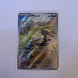 Pokemon Paldean Wooper Reverse Holo 60 HP SV02: Paldea Evolved 102/094 Card - Image 1