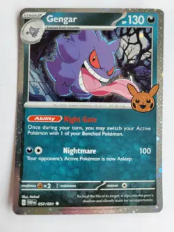 Gengar *Cosmos Holo* Trick or Trade Card 057/091 2024 - Image 1