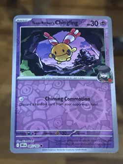 Team Rocket's Chingling 085/182 Sv10: Destined Rivals Reverse Holo Pokemon Card - Image 1